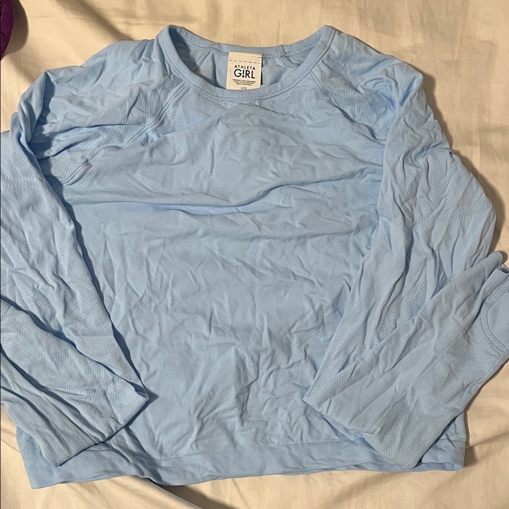 Athleta Girl Light Blue Long Sleeve